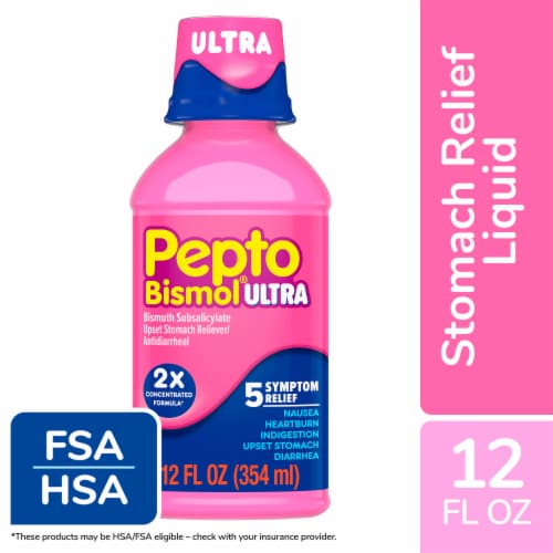 Pepto Bismol Ultra Liquid, 12 fl oz - Baker’s