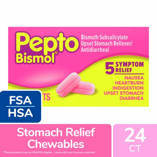 Pepto Bismol Caplets Perspective: front