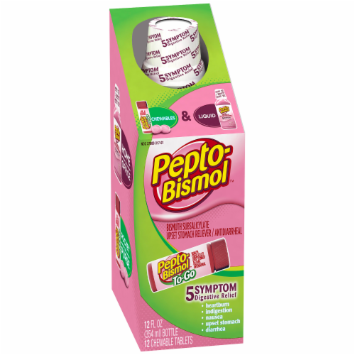 Pepto-Bismol Liquid and Tablet Combo Pack, 1 Count - Fred Meyer