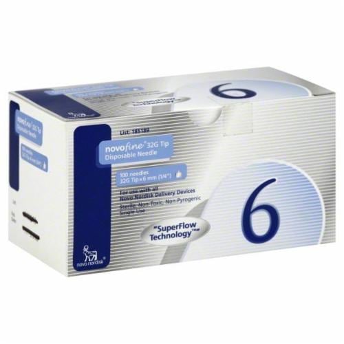 Novofine Disposable Tip Needles Perspective: front