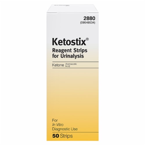 Ketostix Reagent Strips Perspective: front