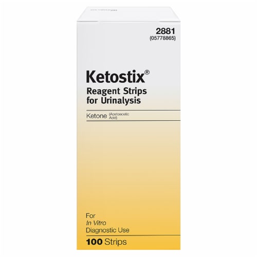 Ketostix Reagent Strips Perspective: front