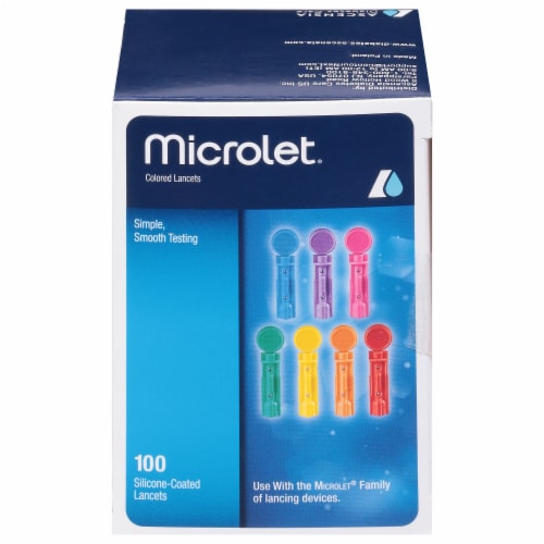 Microlet Colored Lancets Perspective: front