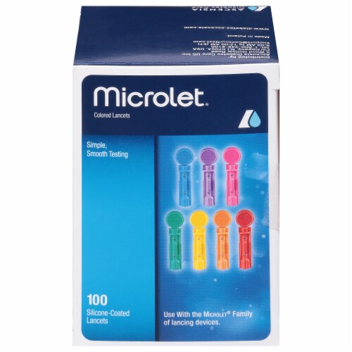 Microlet Colored Lancets Perspective: front