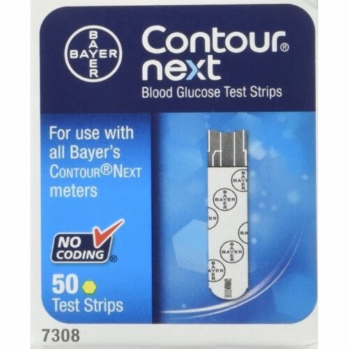 Bayer Contour NEXT Blood Glucose Test Strips, 50 Ct, 50 count - Fred Meyer