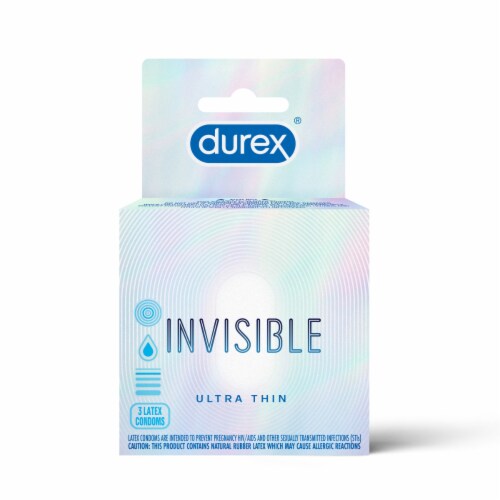 Durex Invisible Ultra Thin Ultra Sensitive Lubricated Latex