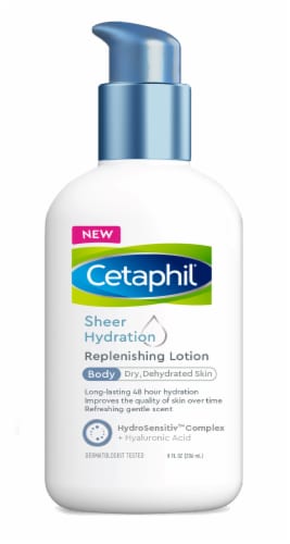 Cetaphil Dry Dehydrated Skin Replenishing Lotion Perspective: front