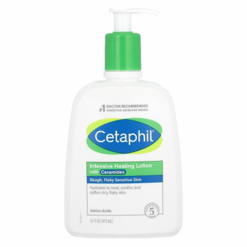 Cetaphil Intensive Healing Lotion with Ceramides Fragrance Free - 16 fl oz (473 ml) Perspective: front