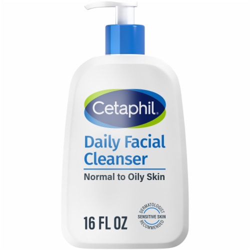 Cetaphil Daily Facial Cleanser for Combination to Oily, Sensitive Skin Perspective: front