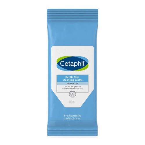 Cetaphil Gentle Skin Cleansing Cloths, 10 ct Perspective: front