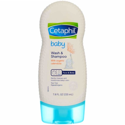 CETAPHIL BABY WASH AND SHAMPOO 7.8 FL OZ Perspective: front