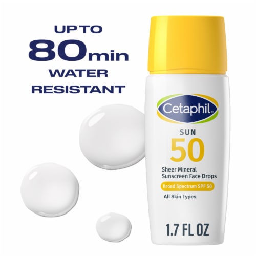 Cetaphil Sheer Mineral Face Liquid Sunscreen SPF 50 1.7 fl oz 50 ml 1.7 fl oz Kroger