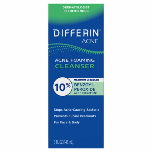 Differin® Cleanse Maximum Strength Acne Foaming Cleanser Perspective: front