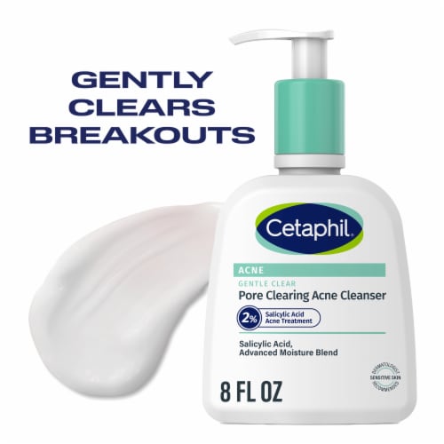 Cetaphil Gentle Clear Pore Clearing Acne Cleanser with 2% Salicylic Acid Perspective: front