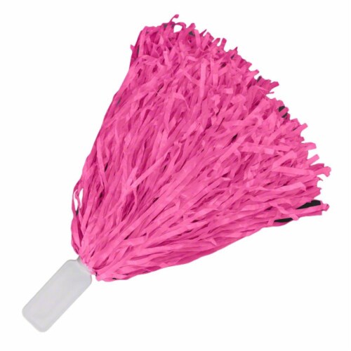 Blinkee Blushp Pk Non Light Up Short Handle Cheer Pom Poms Pink 1 Qfc