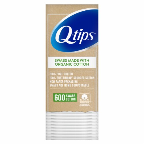 Q-tips Organic Cotton Swabs Perspective: front