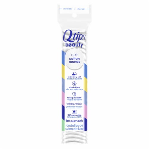 Q-tips® Beauty Luxe Cotton Rounds, 80 ct - Kroger