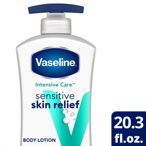 Vaseline Intensive Care™ Body Lotion Sensitive Skin Relief Perspective: front