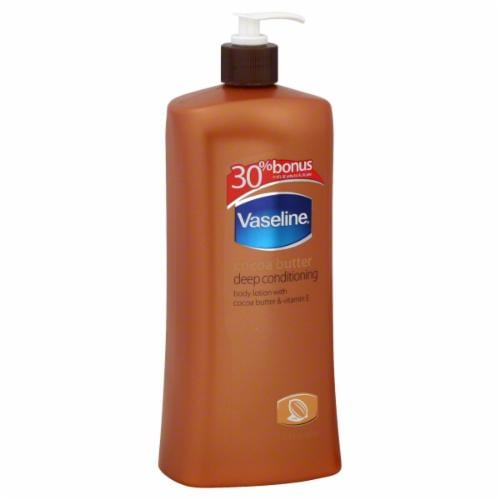 Vaseline Cocoa Butter Deep Conditioning Body Lotion Perspective: front
