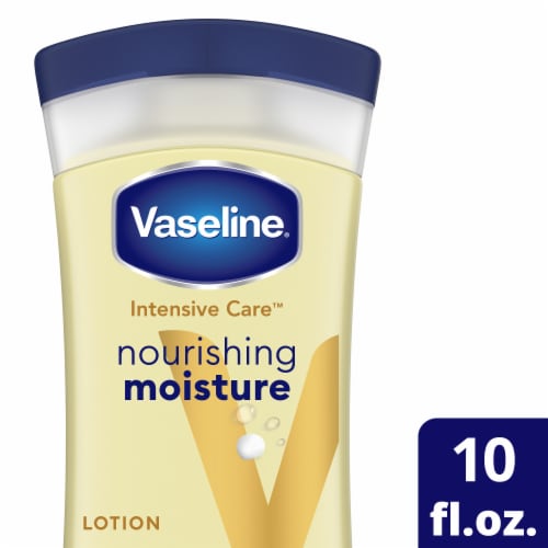 Vaseline Intensive Care Body Lotion Nourishing Moisture for Dry Skin with Ultra Hydrating Lipids 10 fl oz Harris Teeter