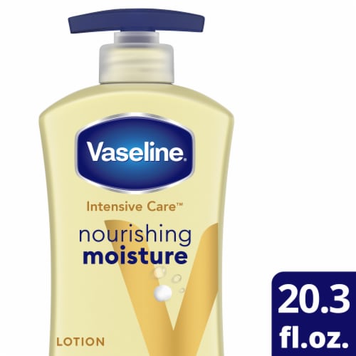 Vaseline Intensive Care Nourishing Moisture Body Lotion Perspective: front