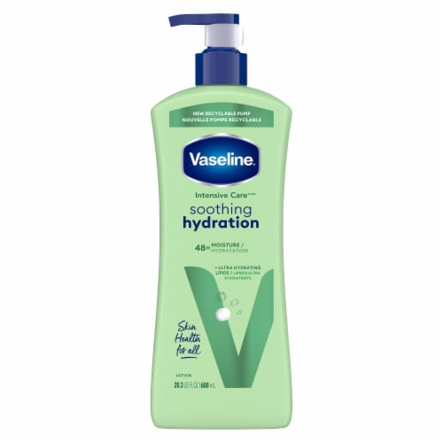 Vaseline Intensive Care body lotion soothing hydration 20.3 oz Perspective: front