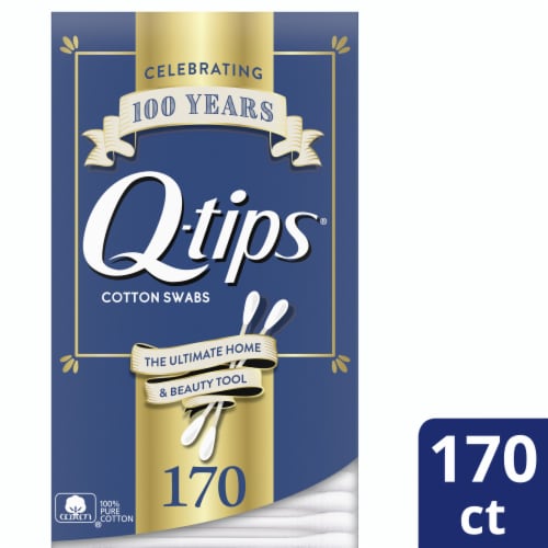 Q-tips Cotton Swabs Perspective: front