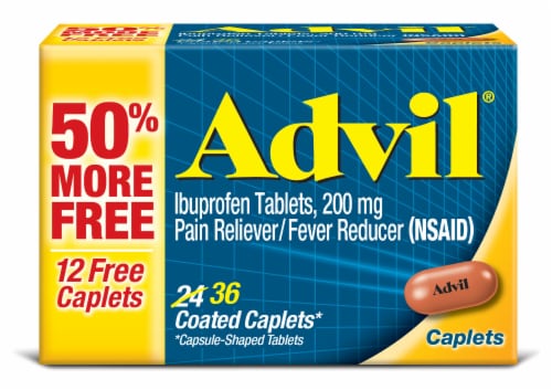 Advil Caplets Perspective: front