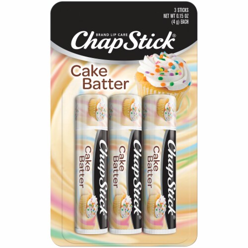 ChapStick Cake Batter Limited Edition Flavored Lip Balm Perspective: front