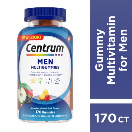 Centrum MultiGummies Gummy Multivitamin Perspective: front