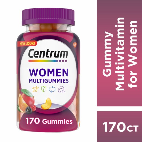 Centrum MultiGummies Gummy Multivitamin Women Multivitamin Perspective: front