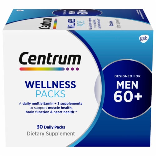 Centrum Mens 60+ Daily Wellness Packs Perspective: front