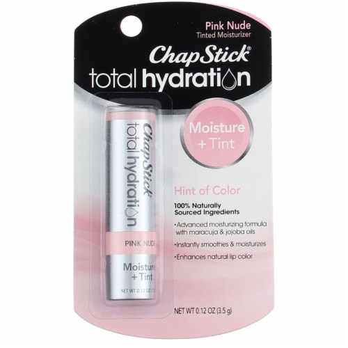 ChapStick® Total Hydration Moisture + Tint Pink Nude Lip Balm Perspective: front