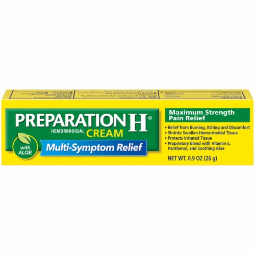 Preparation H Maximum Strength Multi-Symptom Relief Cream Perspective: front