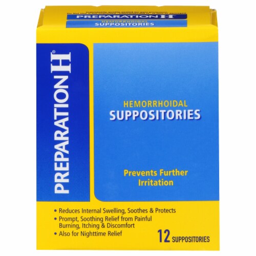 Preparation H® Hemorrhoidal Suppositories, 12 ct Pick ‘n Save