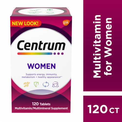 Centrum Multivitamin Women Multivitamin Multimineral Supplement Perspective: front