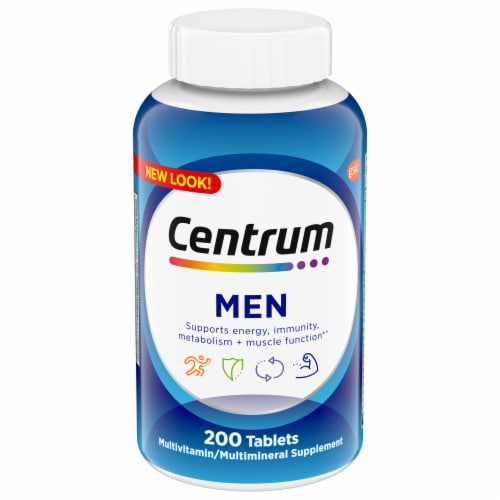Centrum Multivitamin Men Multivitamin Perspective: front