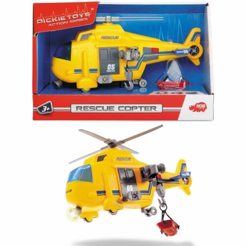 Rescue Copter Lights and Sounds Vehicle,Ages 35,Boys,Dickie Spielzeug