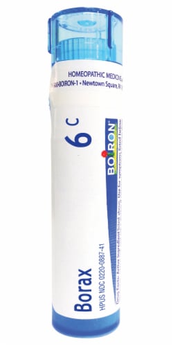 Boiron Canker Sores Borax 6 C Perspective: front
