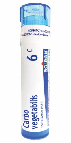 Boiron Gas Carbo Vegetabilis 6 C Perspective: front