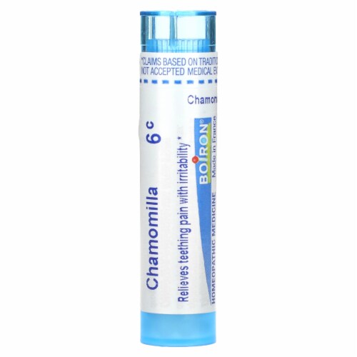 Boiron Chamomilla 6C relieves teething pain with irritability* Perspective: front