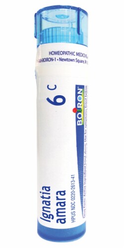 Boiron Nervousness Ignatia Amara 6 C Perspective: front