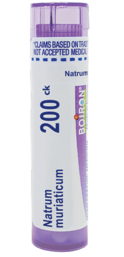 Boiron Natrum Muriaticum 200Ck Pellets Perspective: front