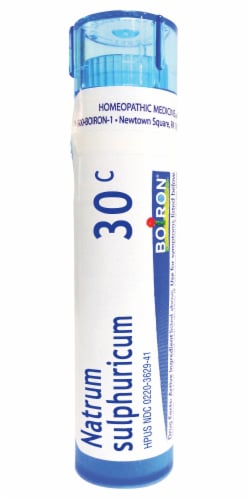 Boiron Natrum Sulphuricum 30c Pellets - 80 Count Perspective: front