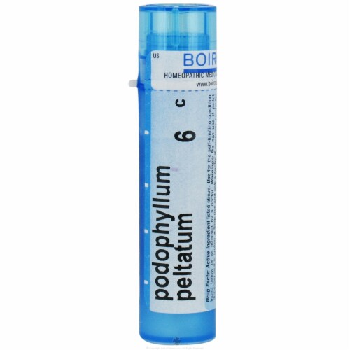 Boiron Podophyllum Peltatum 6c Homeopathic Medicine Perspective: front
