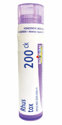Boiron Rhus Toxicodendron 200Ck Pellets Perspective: front