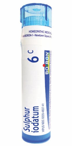 Boiron Sulphur Iodatum 6C Perspective: front