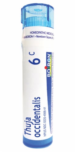 Boiron Thuja Occidentalis 6c Homeopathic Medicine Perspective: front