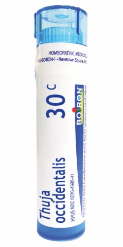 Boiron 30c Thuja Occidentalis Homeopathic Medicine Perspective: front