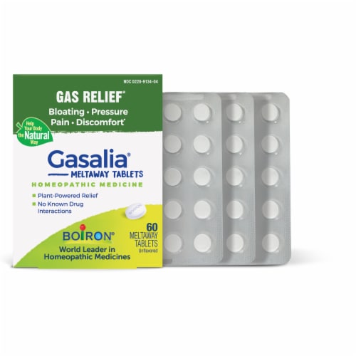 Boiron Gasalia Gas Relief Tablets Perspective: front